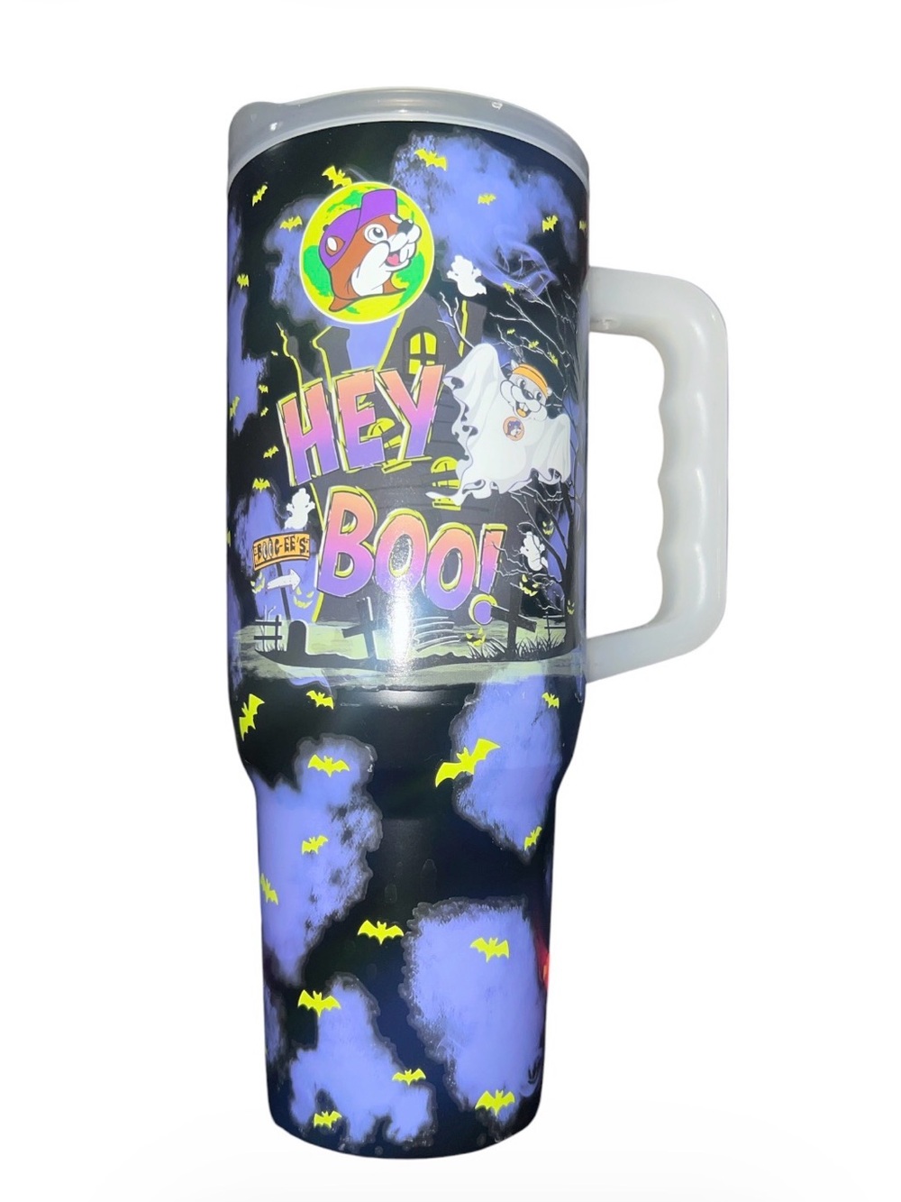 Buc-ee's 2024 Halloween Tumbler 40oz "Hey Boo!" Glow In Dark Yukon Outfitters